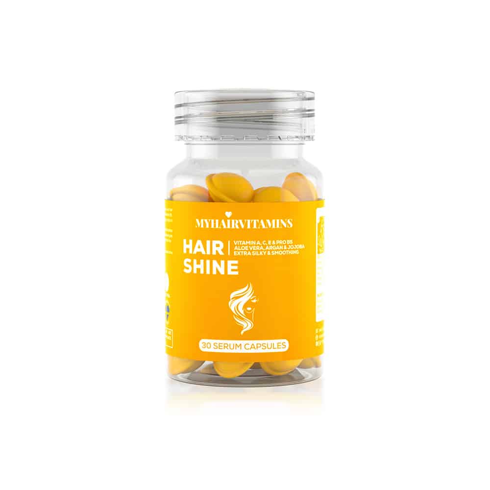 MYHAIRVITAMINS tepami vitaminai plaukų apimties didinimui ir spindesiui HAIR SHINE, 30x1ml